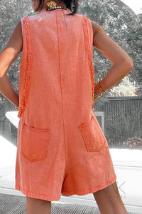 Combinaison sans manches orange