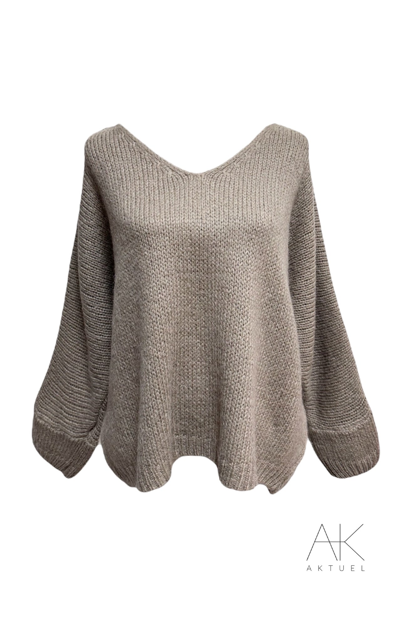Pull Mohair Taupe