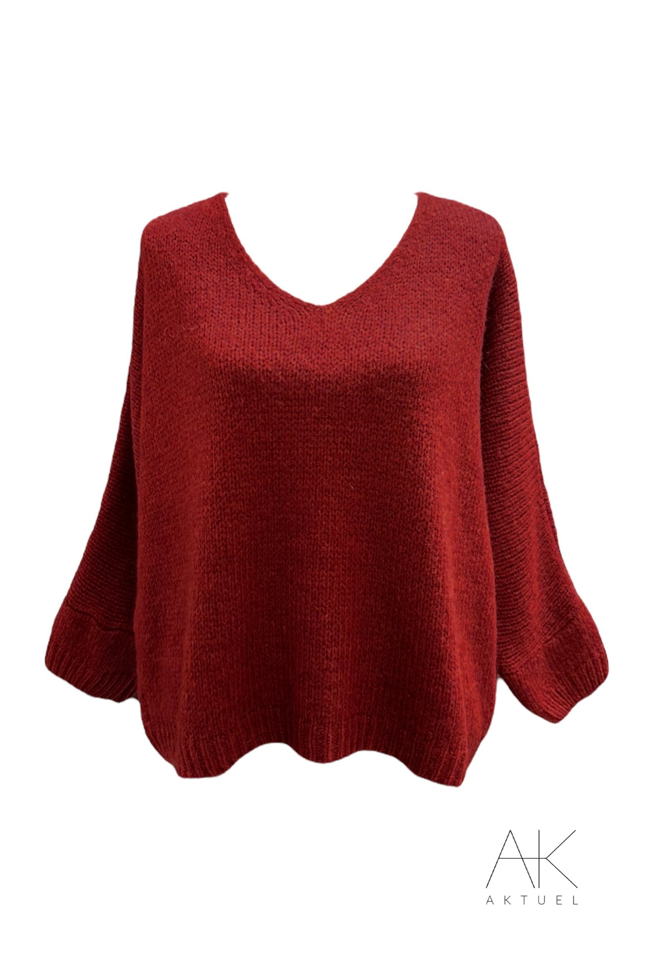 Pull Mohair Bordeaux