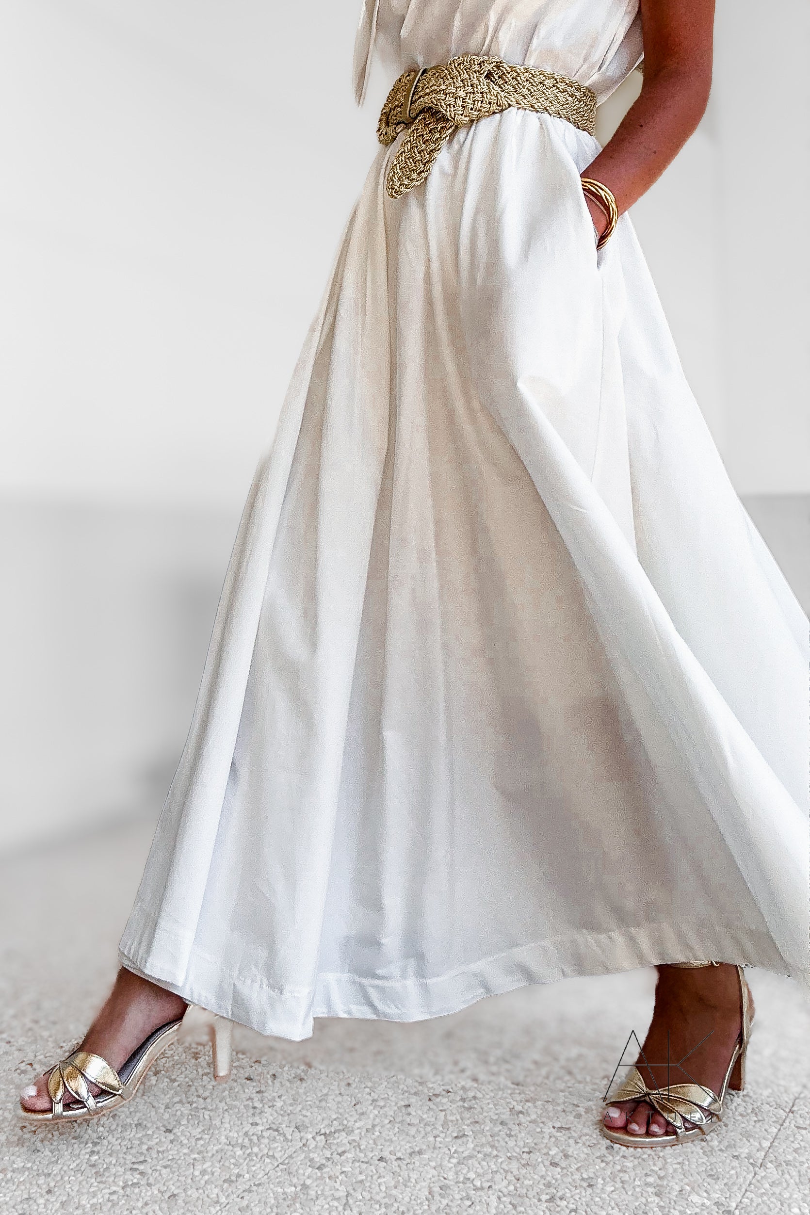 Jupe longue blanche