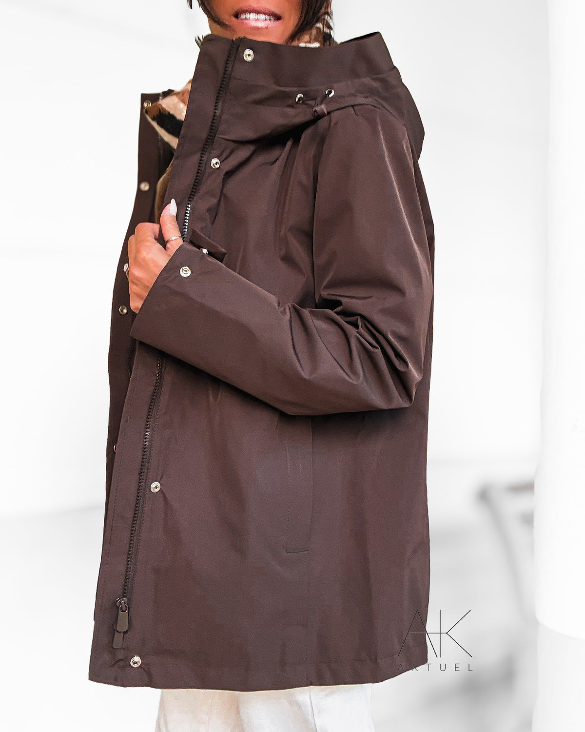 Parka marron
