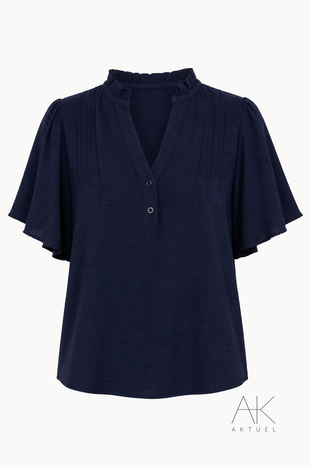 Blouse marine fluide
