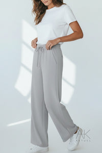 Pantalon tailleur gris