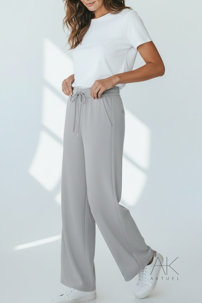 Pantalon tailleur gris