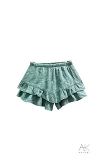 Jupe short gaze de coton