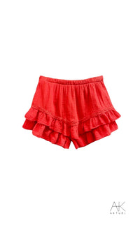 Jupe short gaze de coton