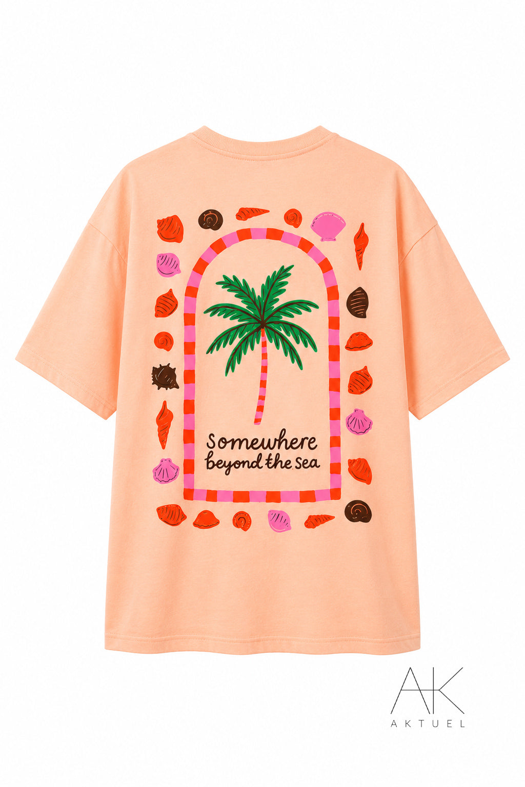 T-shirt “Somewhere Beyond The Sea” pêche