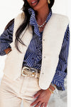 Gilet sans manches en sherpa