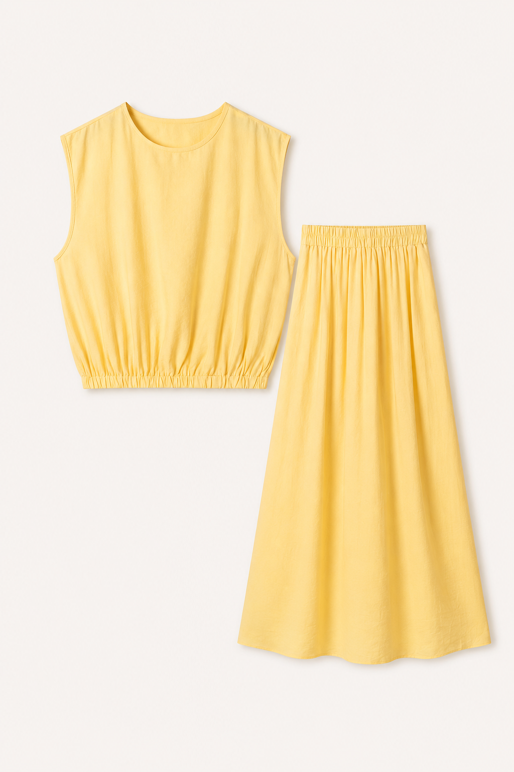 Ensemble jupe jaune