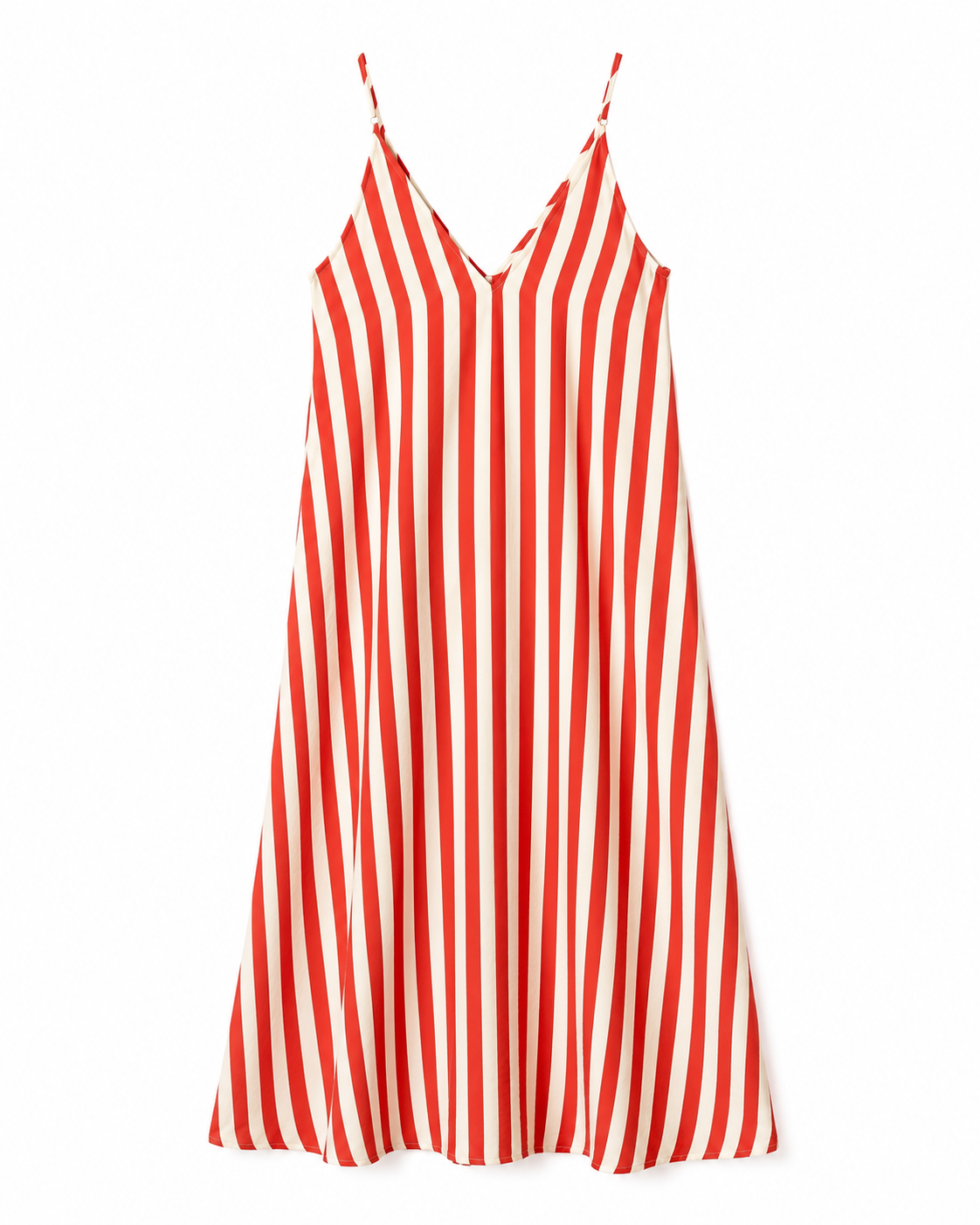 Robe Rayée corail