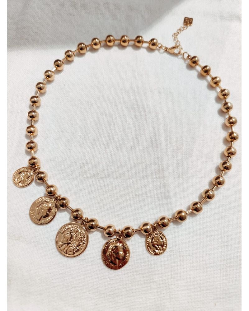 Collier médailles anciennes