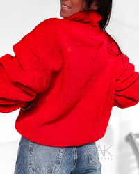 Veste Polaire rouge
