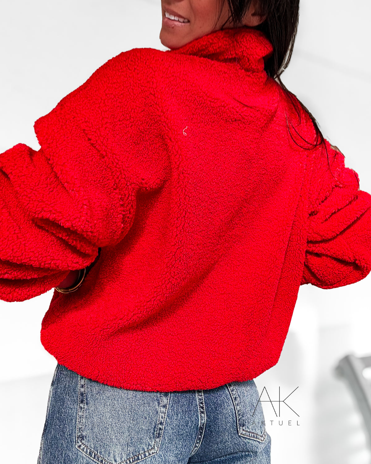 Veste Polaire rouge