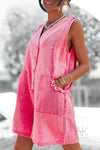 Combinaison sans manches rose