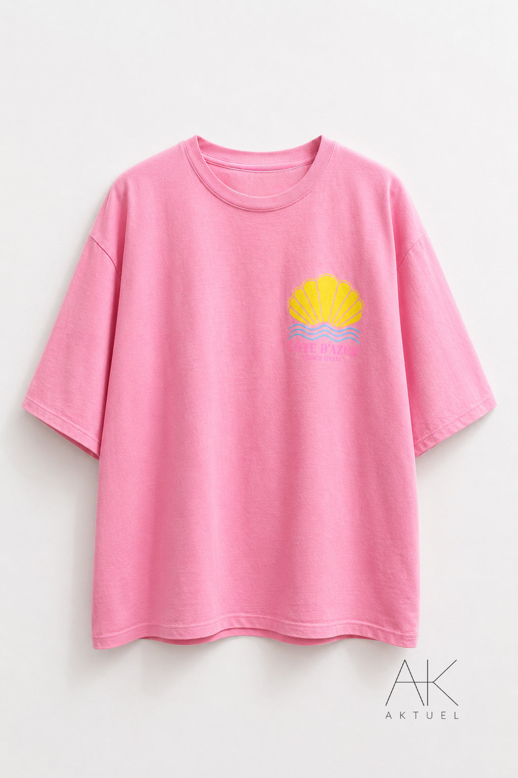 Tee-shirt Côte d’Azur Rose
