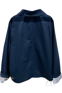 Veste gabardine marine