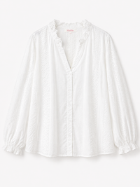 Blouse broderie blanche – grande taille