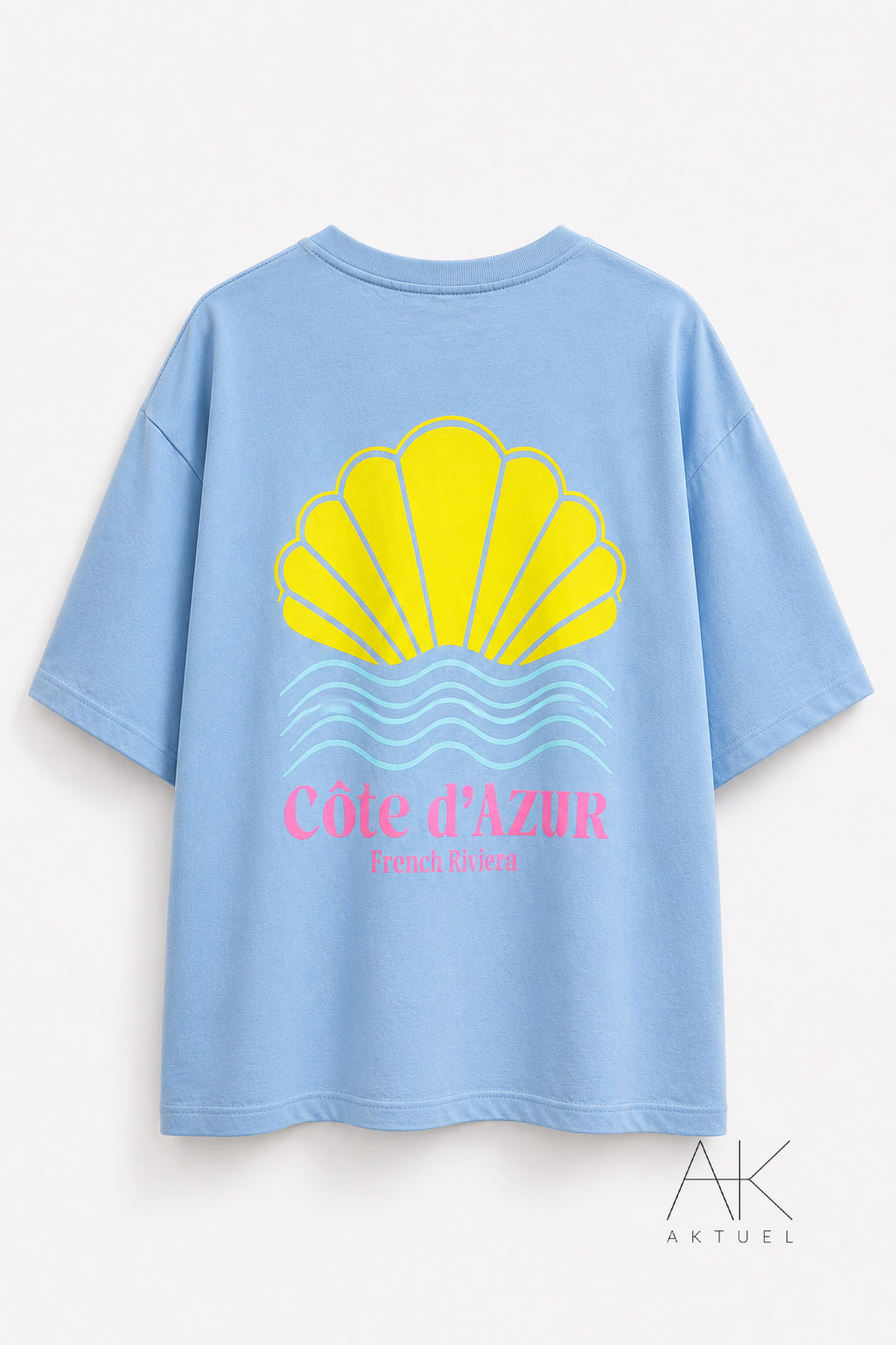 Tee-shirt Côte d’Azur bleu