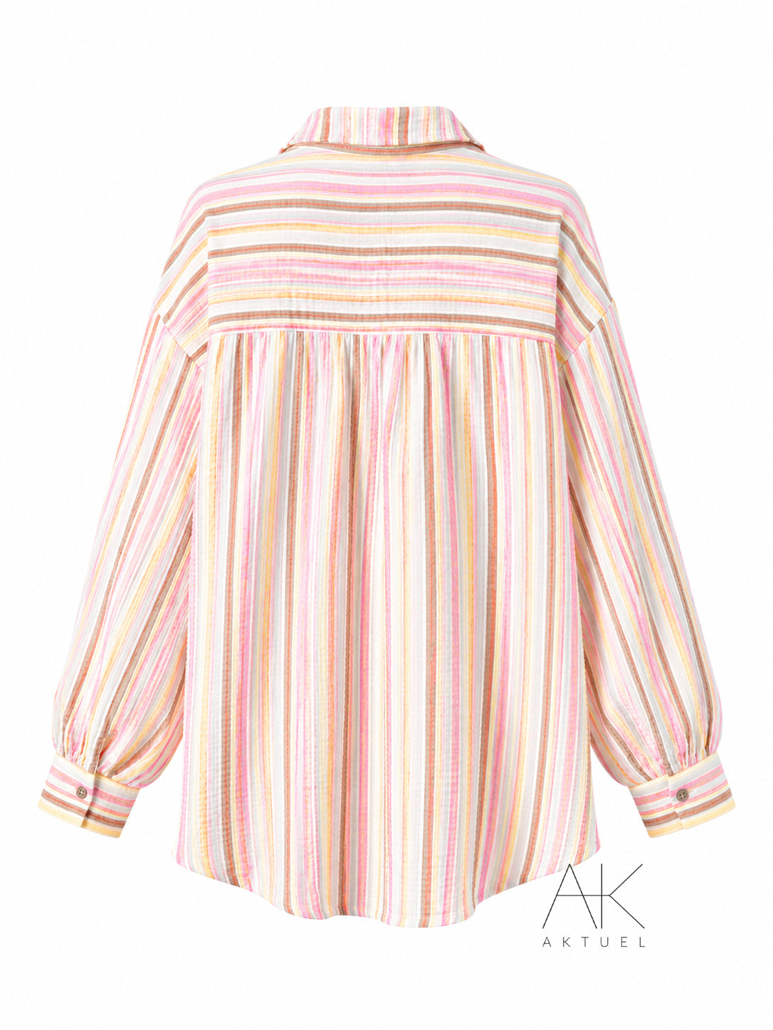 Chemise rayée pastel