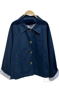 Veste gabardine marine