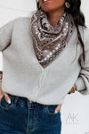 Pull gilet beige en baby alpaga