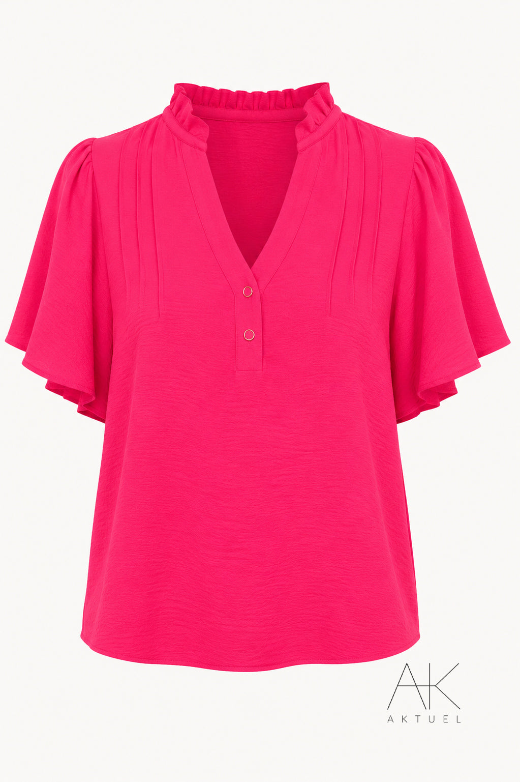 Blouse fuschia fluide