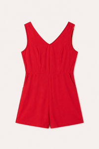Combishort Rouge Nouée