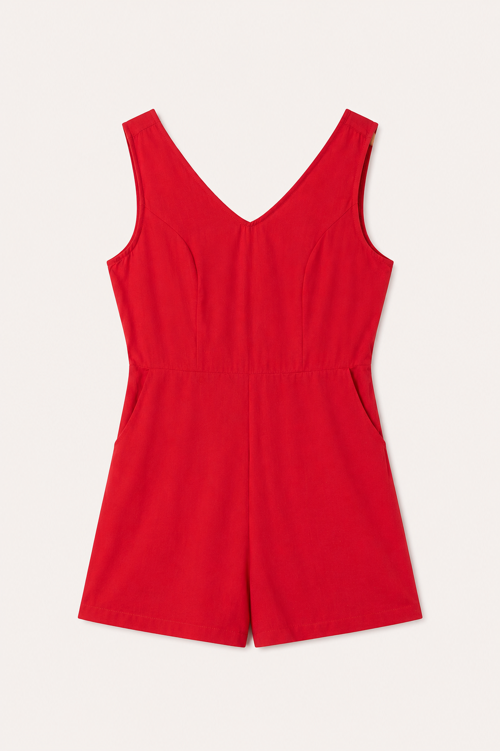 Combishort Rouge Nouée