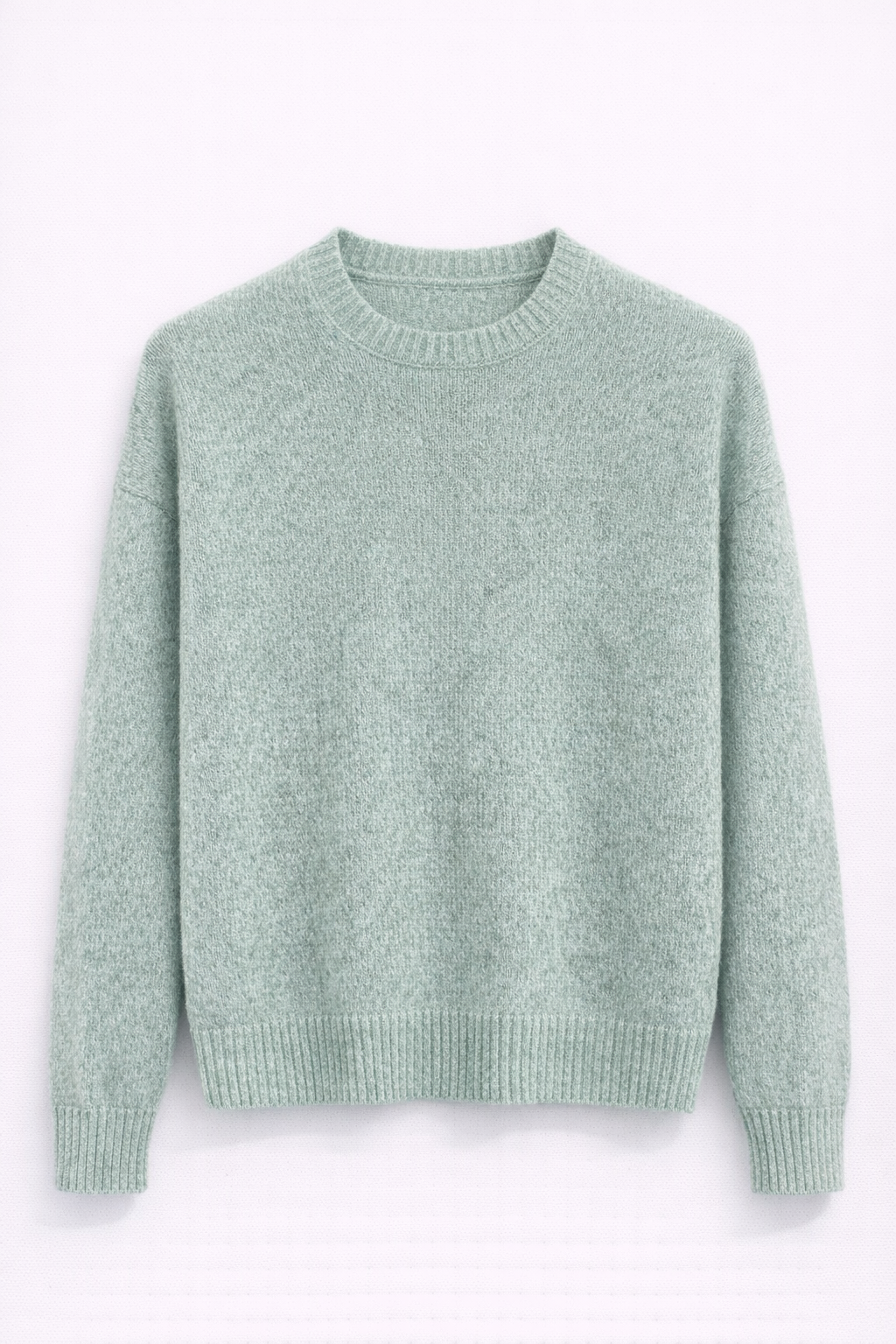 Pull vert d'eau en kid mohair