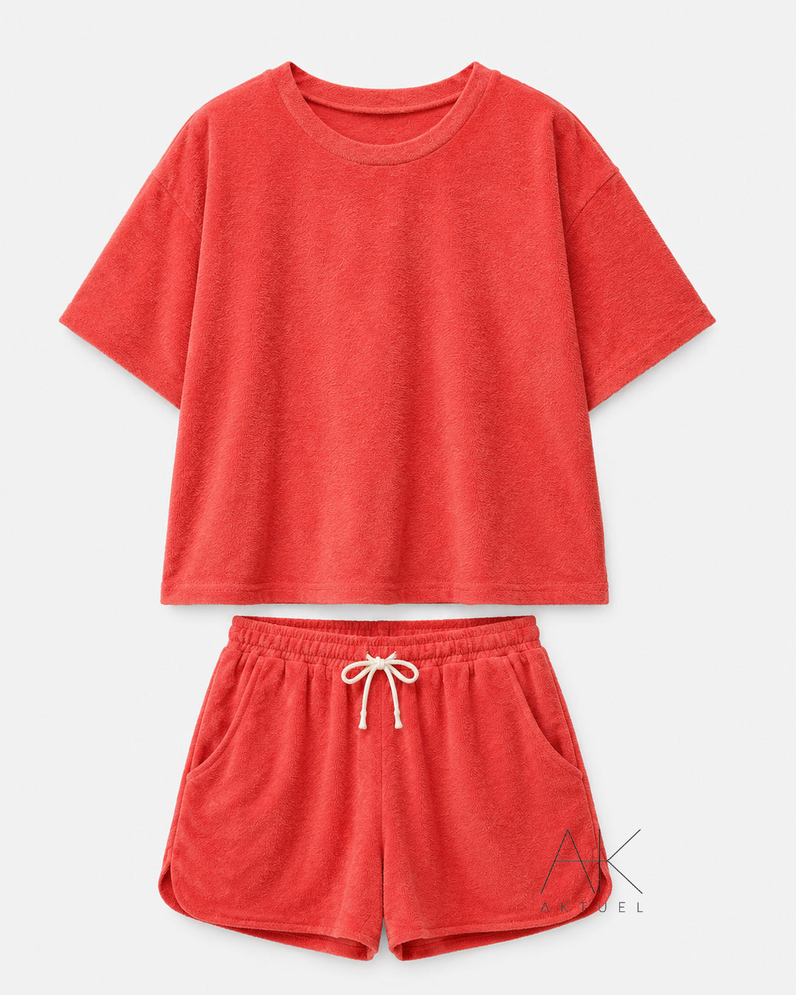 Ensemble éponge corail – T-shirt & short