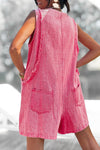 Combinaison sans manches rose