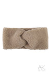Bandeau sherpa taupe