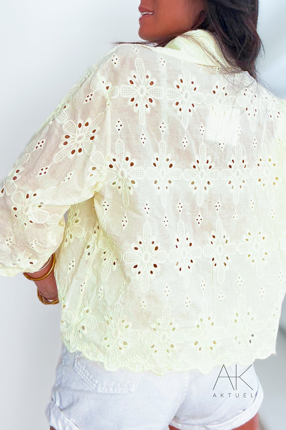 Chemise broderie anglaise