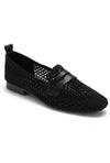 Mocassins ajourés noirs
