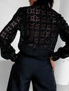 Chemise en dentelle noir