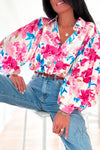 Chemise florale printanière