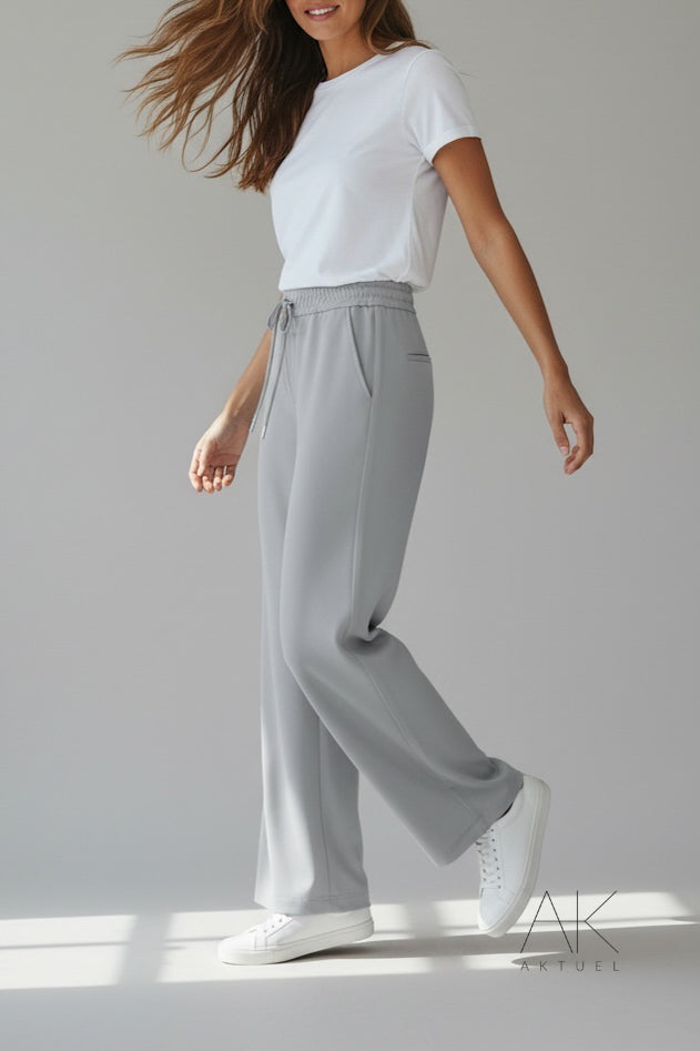 Pantalon tailleur gris