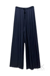 Pantalon satiné bleu marine