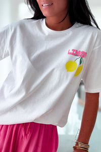 T-shirt blanc “LIMON”