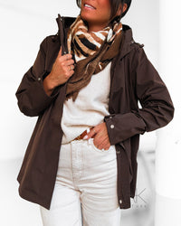 Parka marron