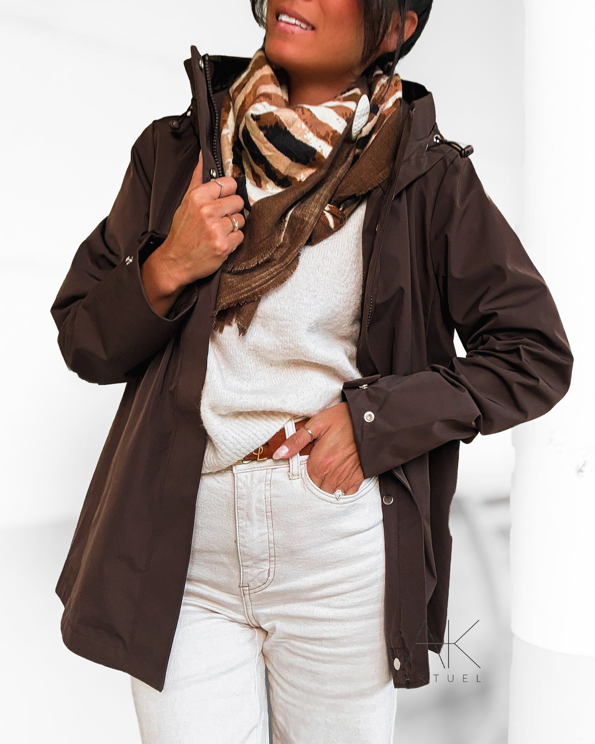 Parka marron