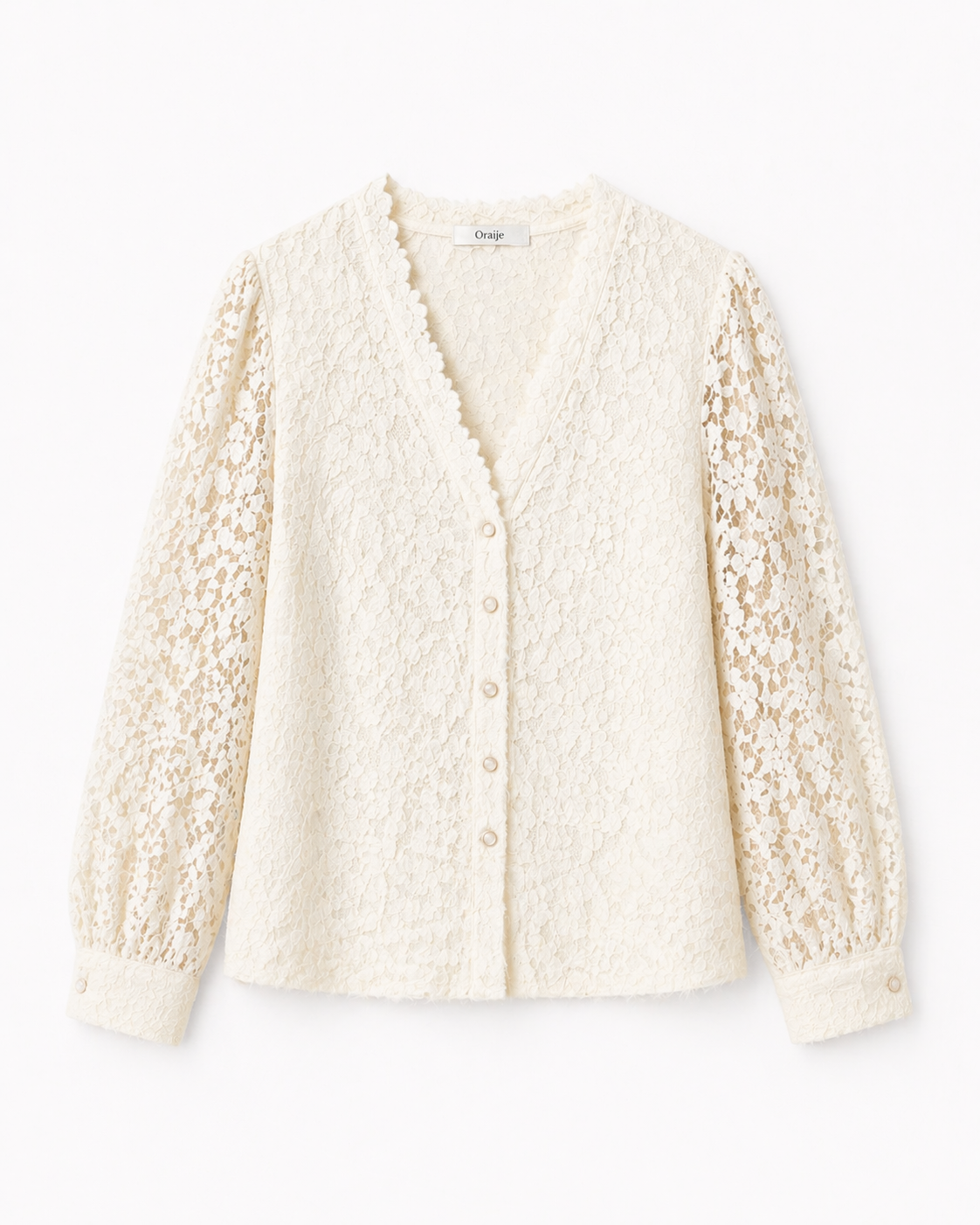 Blouse dentelle élégante – grande taille