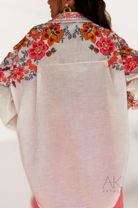 Chemise imprimée florale