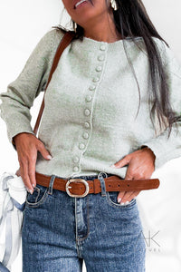 Gilet en vert sauge