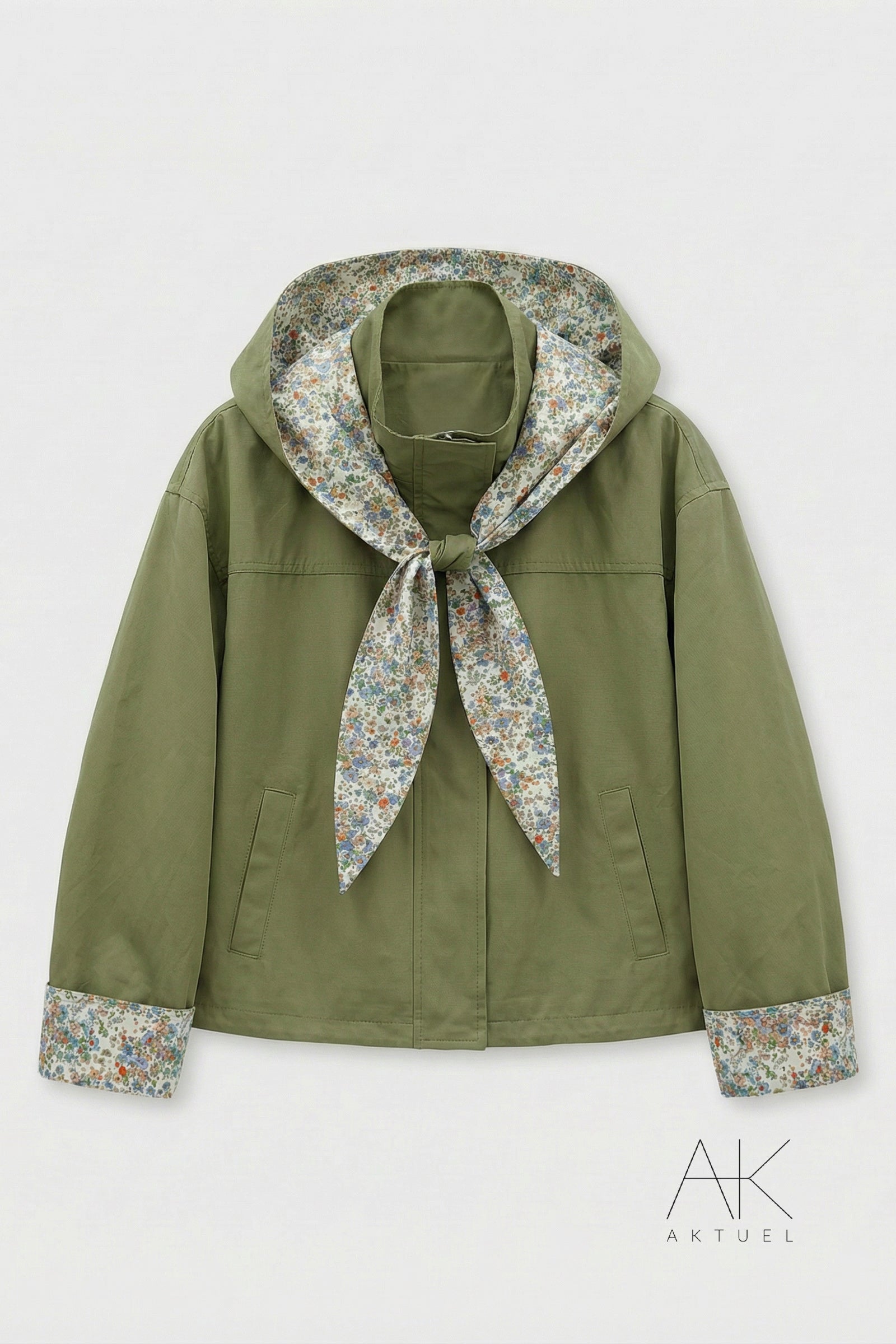 Veste gabardine liberty kaki