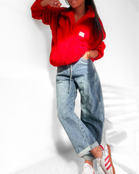 Veste Polaire rouge