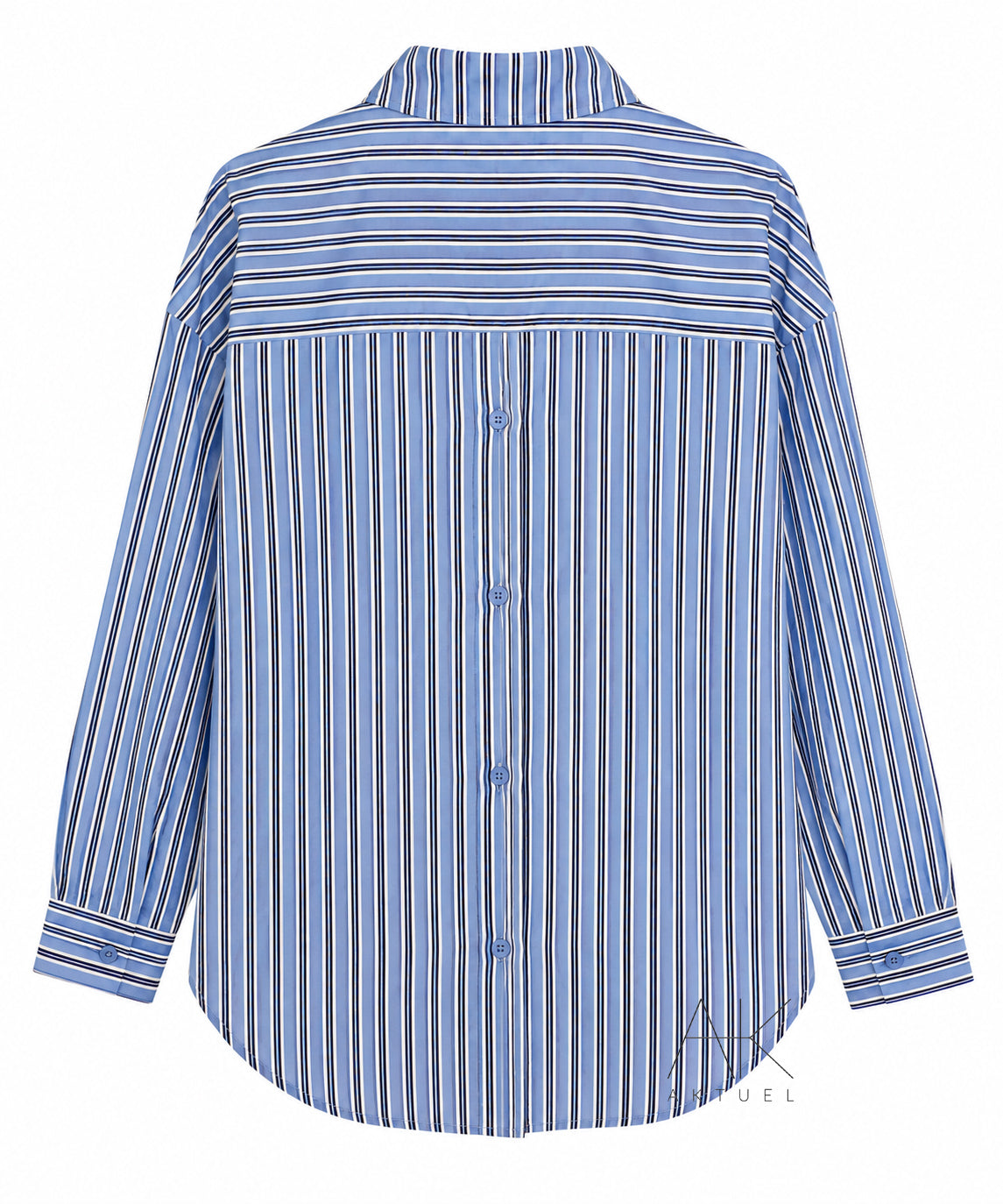 Chemise rayée bleue