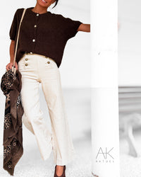 Cardigan baby alpaga chocolat