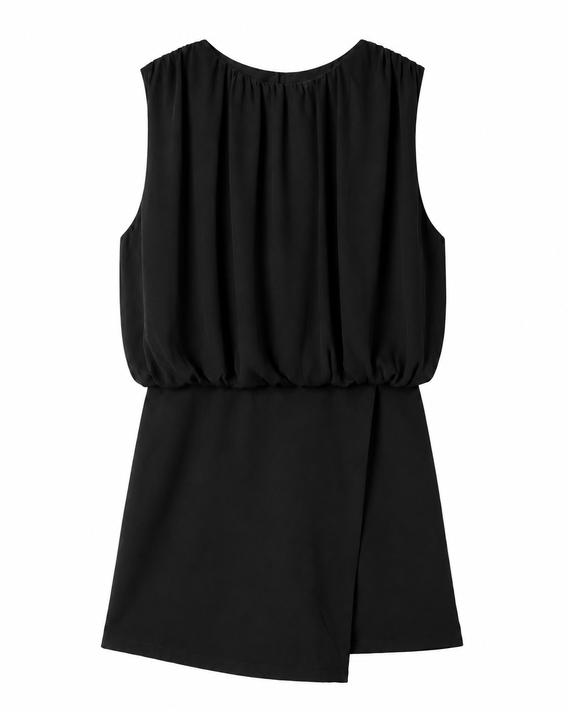 Combishort drapé noir