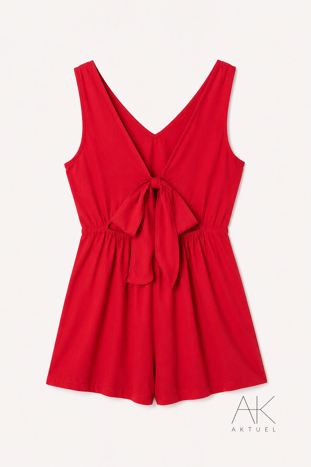 Combishort Rouge Nouée